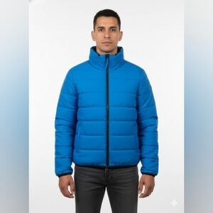 Wild Fable Vibrant Blue Puffer Jacket